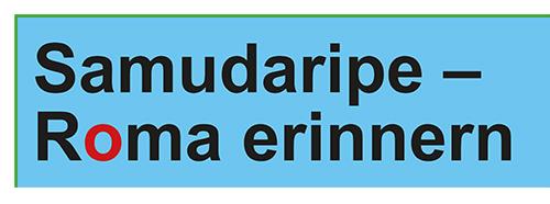 Logo der Ausstellung: Samudaripe - Roma erinnern