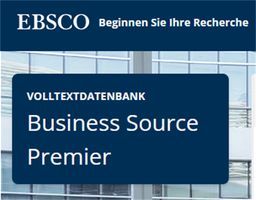 Screenshot: EBSCO Business Source Premier