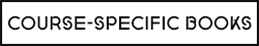 Course-specific books